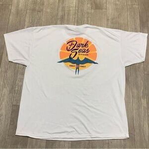 Vintage Mens Dark Seas Division Crewneck Short Sleeve T-Shirt